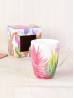 Floral Print Mug Cup Set (4ps) With Gift Box 350ml (12oz)